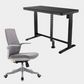Golden Promise Height Adjustable Memory Preset Desk with Drawer, USB Charging and Child Lock