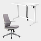 Golden Promise Height Adjustable Memory Preset Desk with Drawer, USB Charging and Child Lock