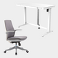 Golden Promise Height Adjustable Memory Preset Desk with Drawer, USB Charging and Child Lock