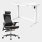 Golden Promise Height Adjustable Memory Preset Desk with Drawer, USB Charging and Child Lock