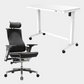 Golden Promise Height Adjustable Memory Preset Desk with Drawer, USB Charging and Child Lock